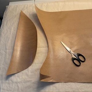 Cut Big Shapes in Butcher Paper
