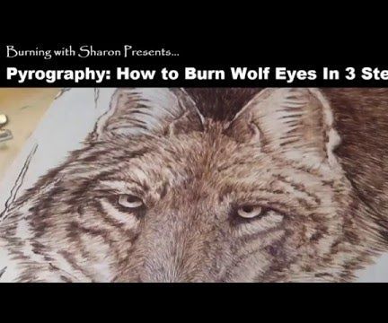 Pyrography: How to Burn Wolf Eyes in 3 Easy Steps
