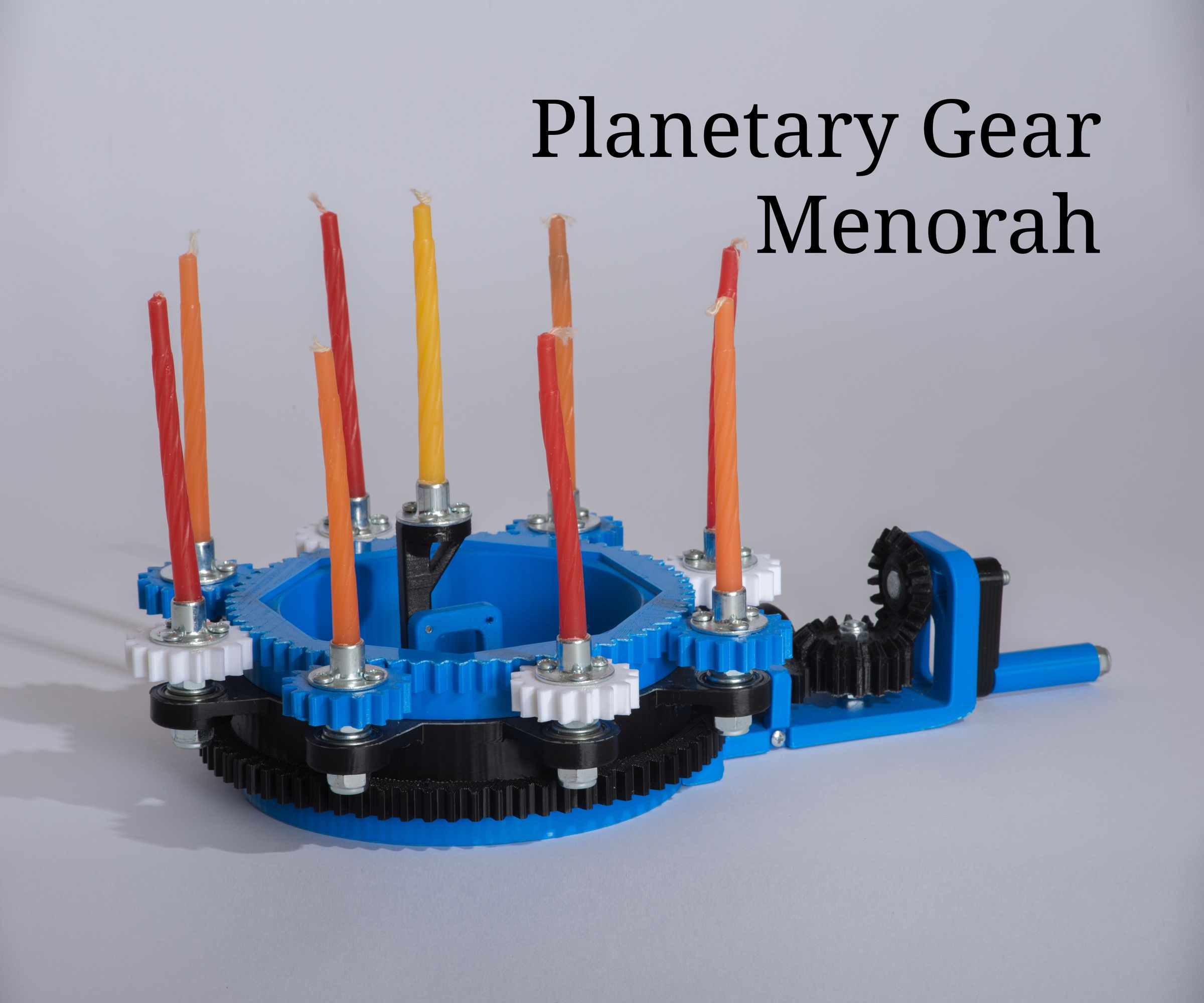 How to Make a Planetary Gear Menorah