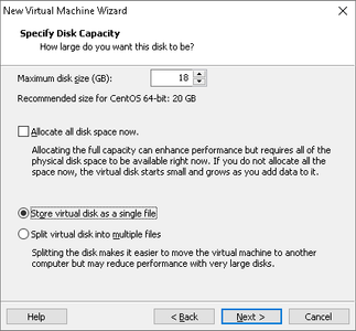 Virtual Machine Hardware Configuration