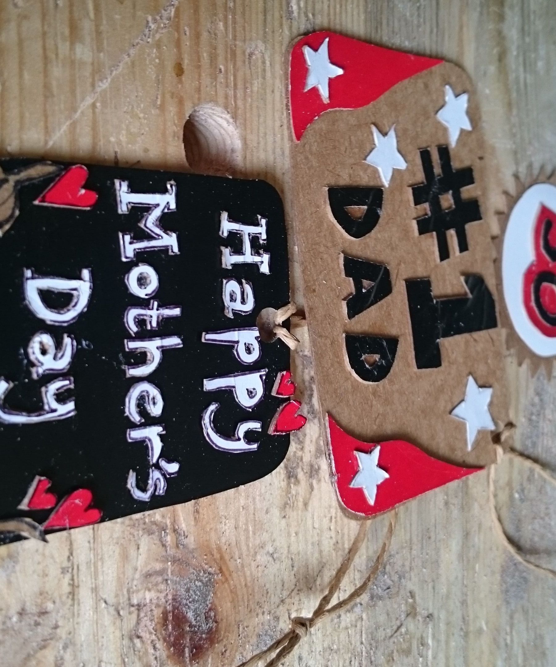 3 Different Gift Tags From One Coke Zero Box - Mothers Day/Fathers Day/50th Birthday