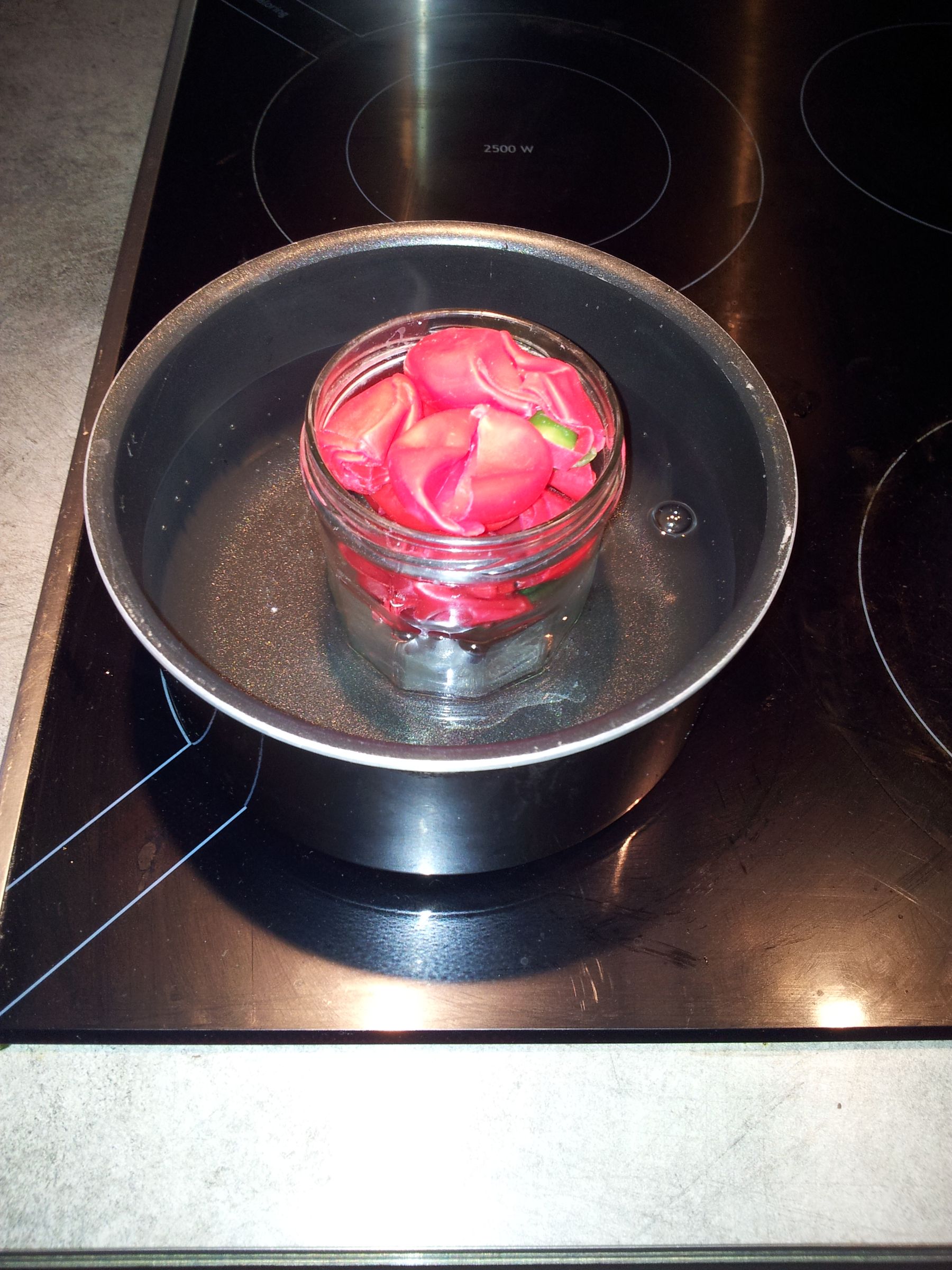 HOW TO MAKE CANDLE WITH BABYBEL WAX / FAIRE DES BOUGIES AVEC LA CIRE DE