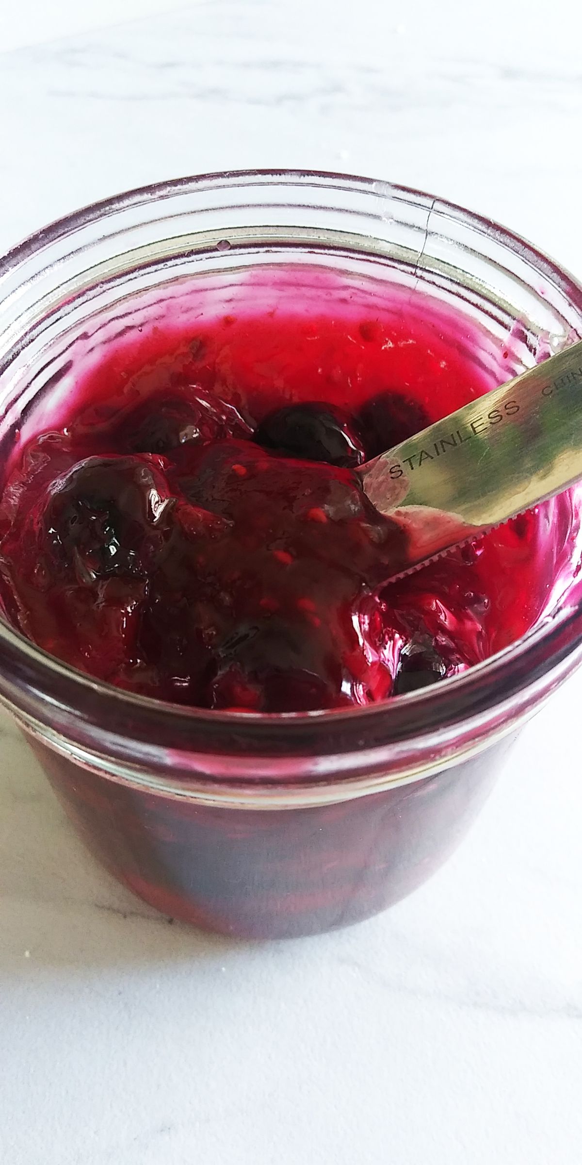 Refrigerated Quick Jam (Triple Berry & Apple) 11 Steps (with Pictures