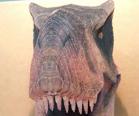 T-REX 3D Printedpaper Head
