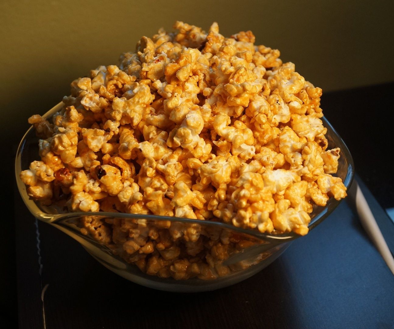 THE EASIEST MICROWAVE CARMEL CORN by Liz