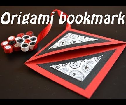 How to Make an Origami Bookmark - Origami and Quilling for Beginners - Paper Art