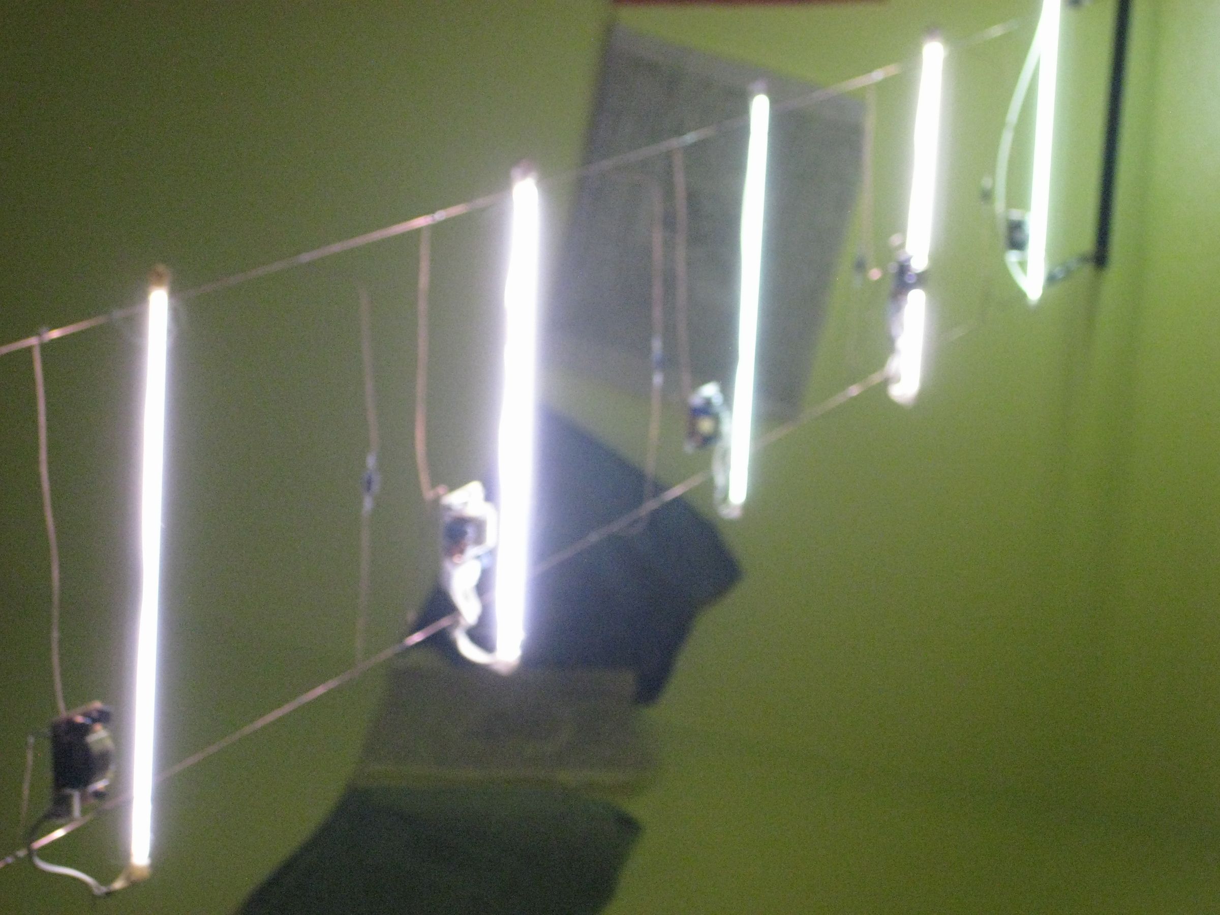 Very Efficient Very Cool Lighting With Recycled Cold Cathode.