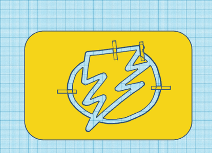 Making the Bolt Stencil Printable