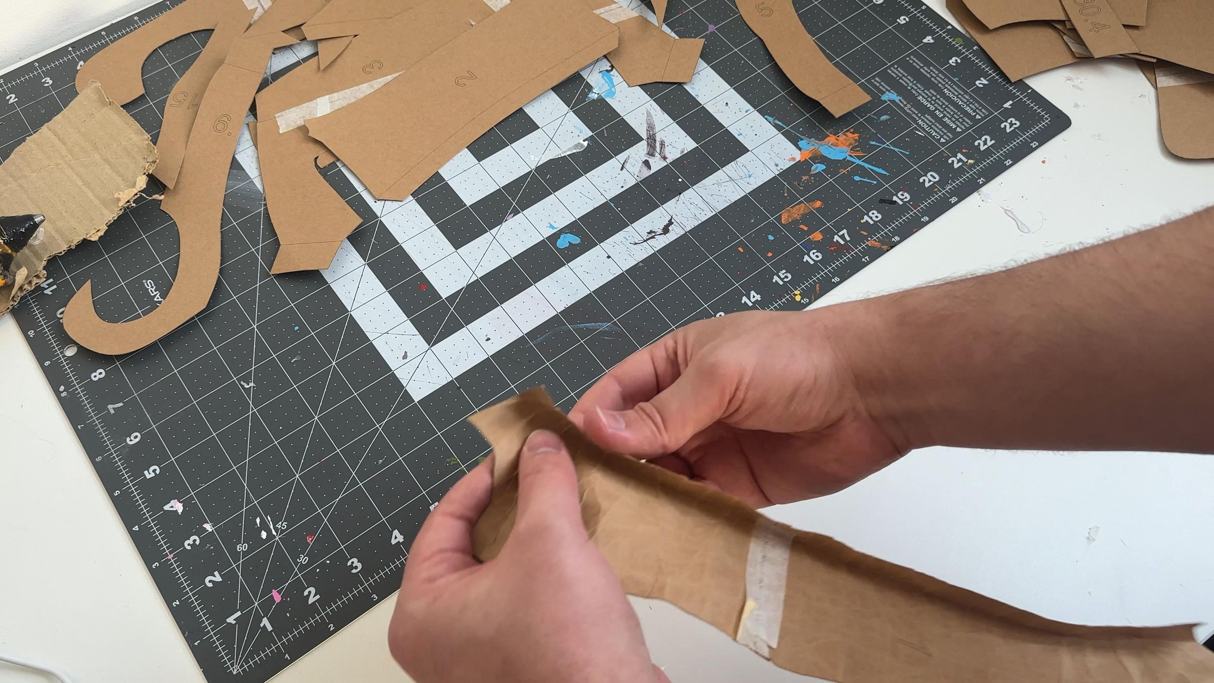 How to Squeeze Cardboard