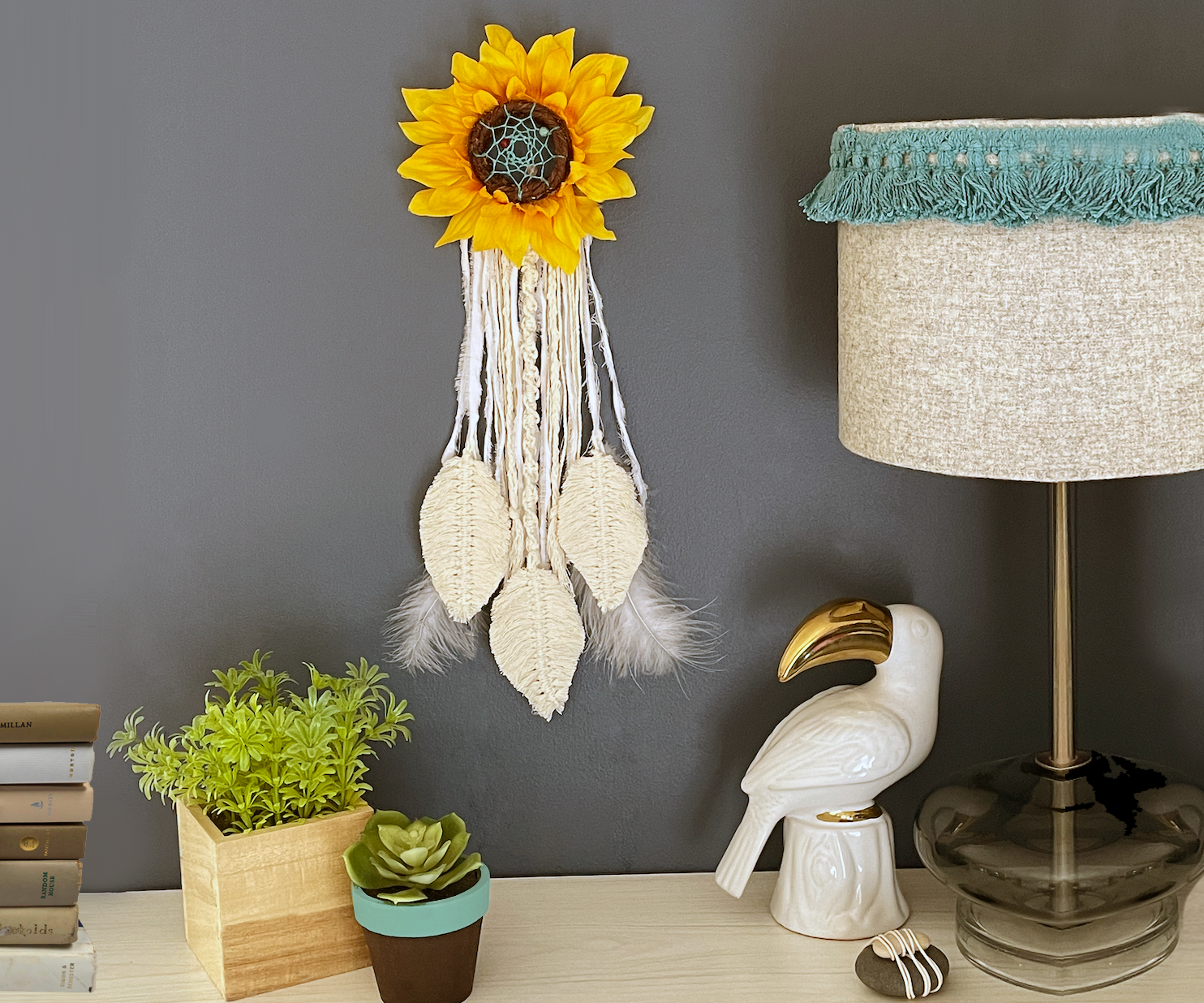 Sunflower Sunny Dreams Dreamcatcher