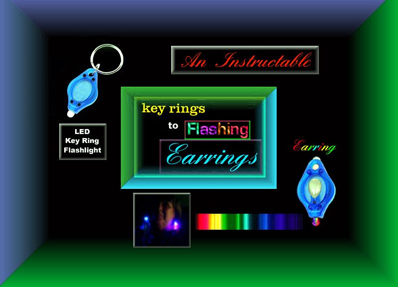 FLASHING RGB LED EARRINGS