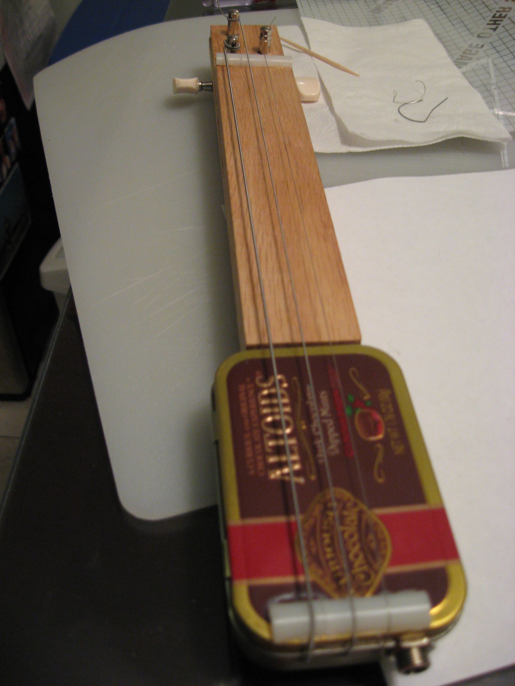 Another Altoids Guitar 5 Steps Instructables