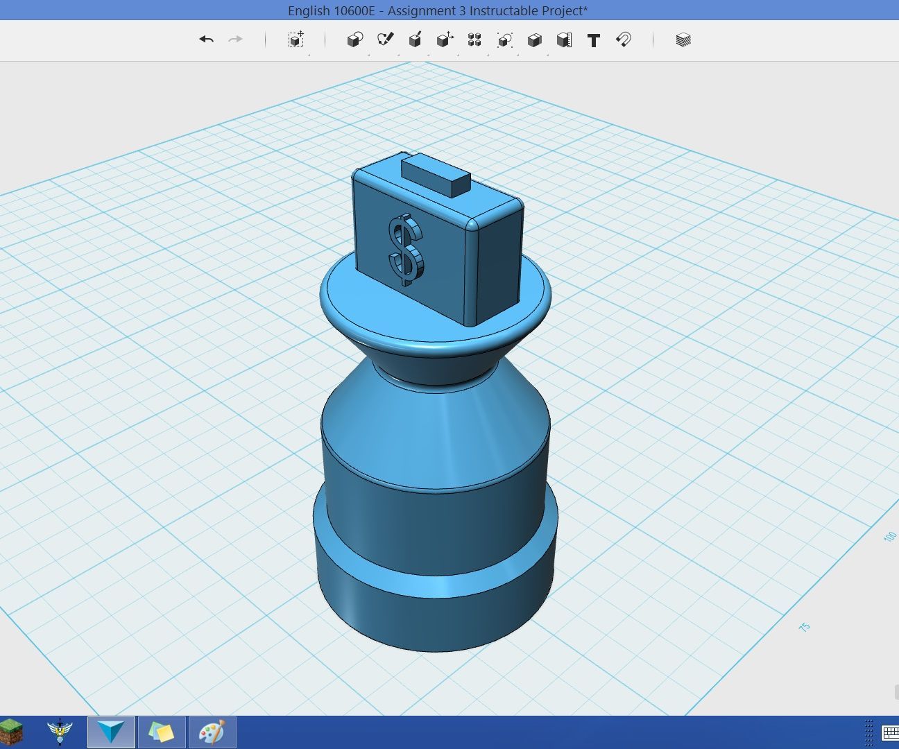 Design Your Own 3D Executive Chess Piece