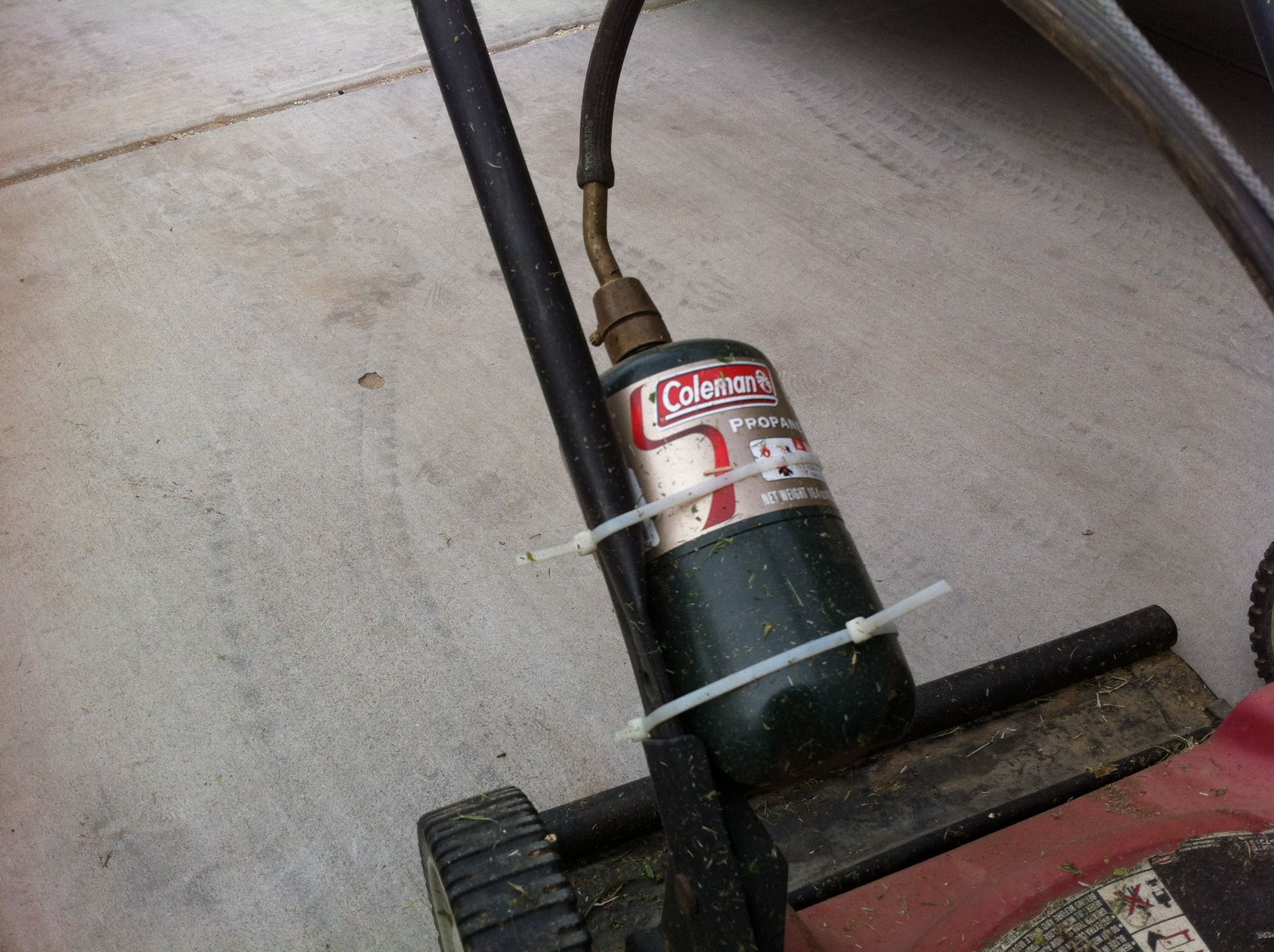 Hack a Mower - to Run on Propane : 5 Steps - Instructables