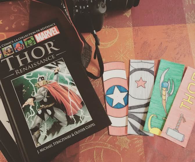 DIY : Captain America Bookmark