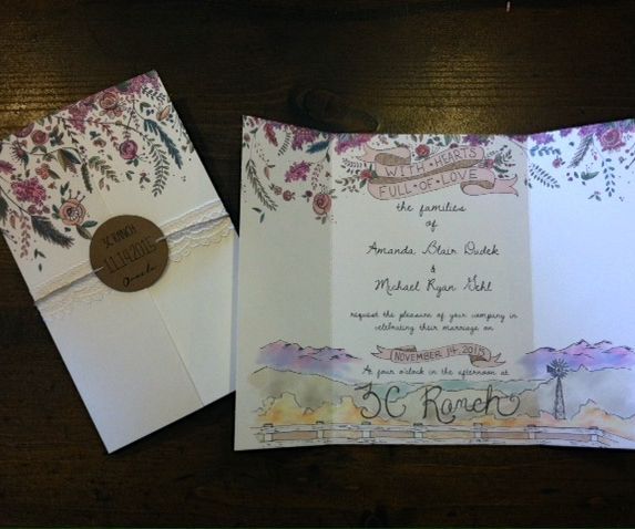 Handmade Wedding Invitations