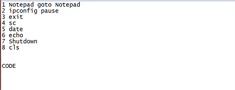 Open a New Notepad