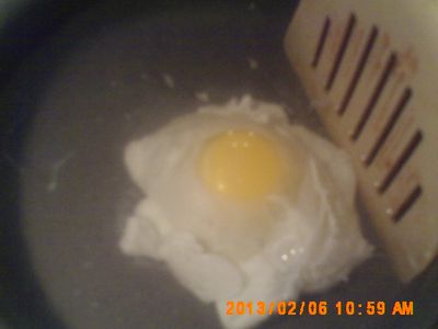 Poached Egg Sandwich.