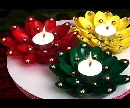 DIY Christmas Craft From Plastic Spoons