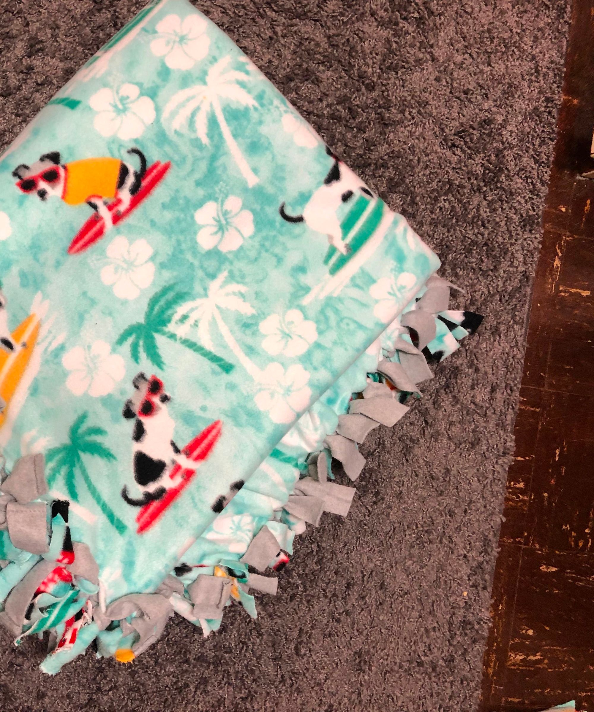 Maker Pathway: Tie Fleece Blanket 