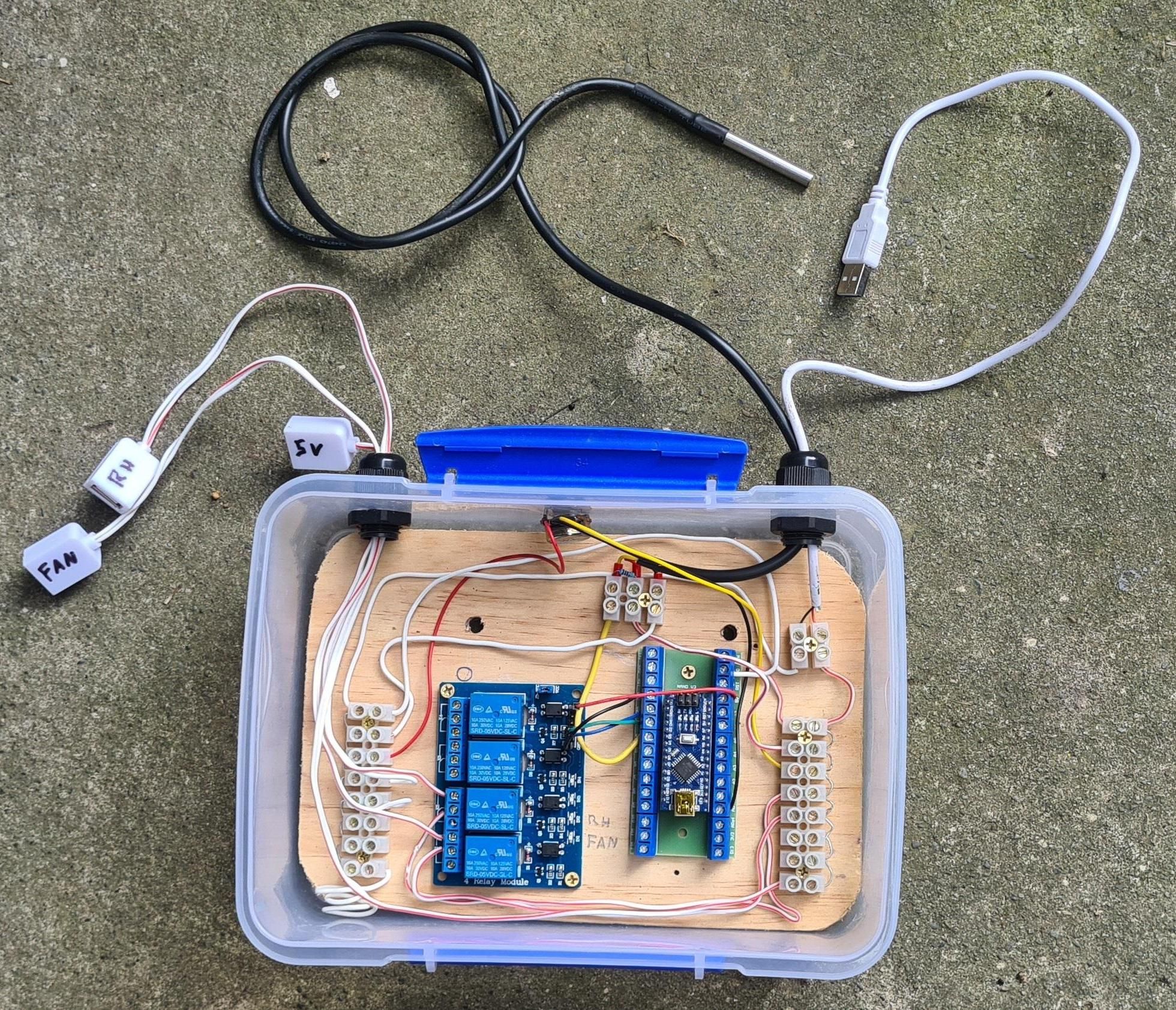 Mushroom Fruiting Chamber Controller