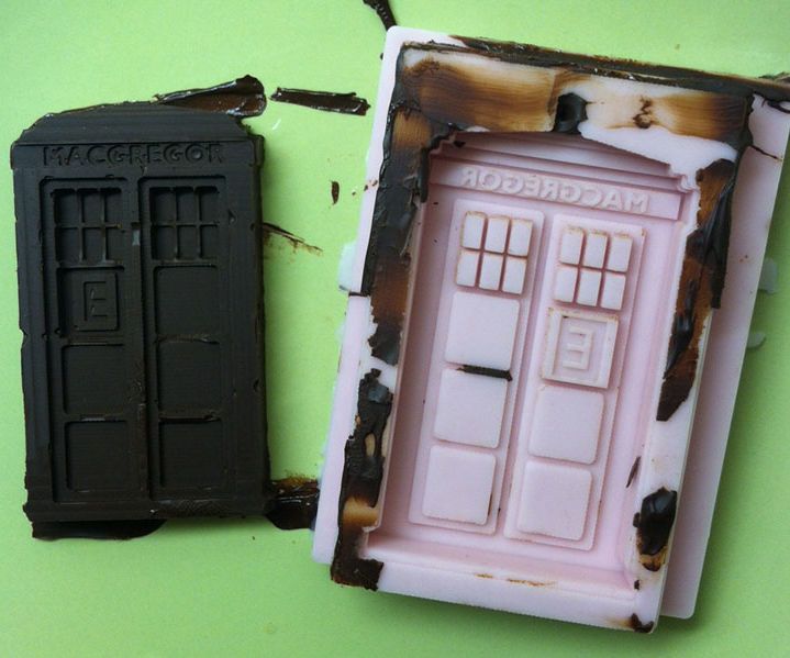 TARDIS Chocolate Mold