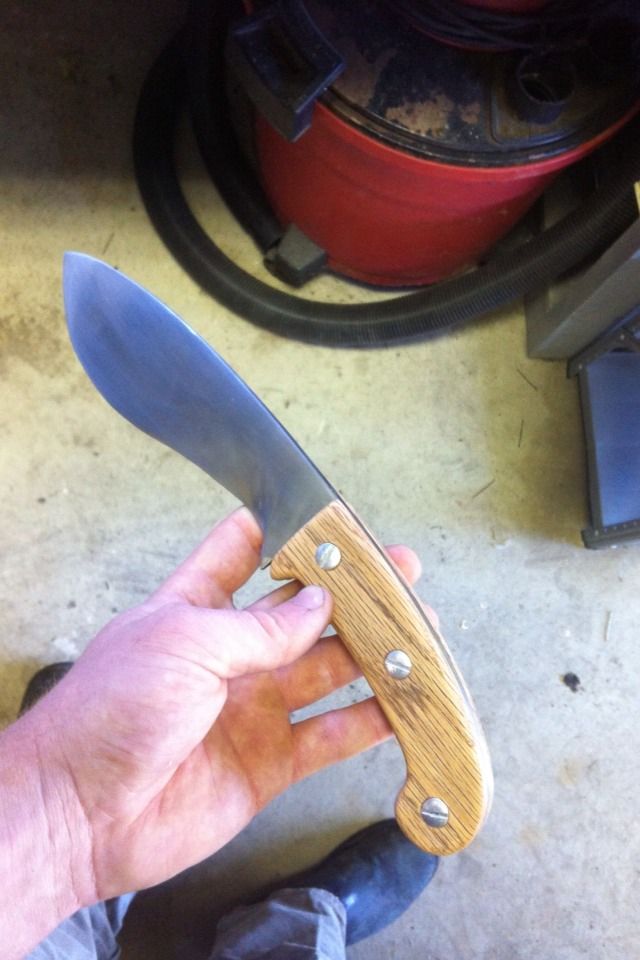 Knife From a Car's Leaf Spring