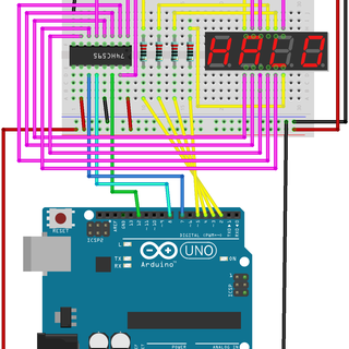 Temperature Displayed on 4 Digit 7 Segment (common Anode) : 4 Steps ...