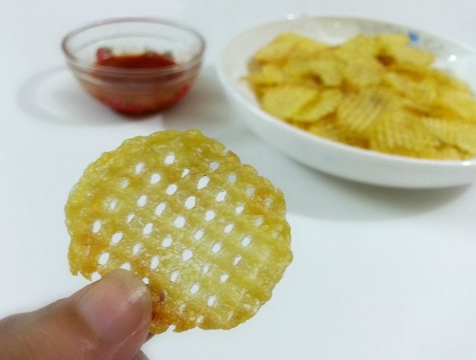 Crispy Checked Potato Fries