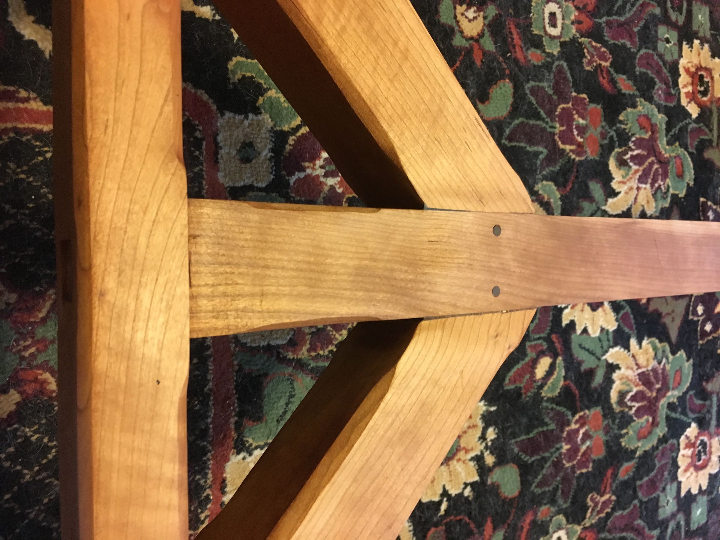 Live Edge Black Walnut and Cherry Hayrake Dining Room Table : 11 Steps ...