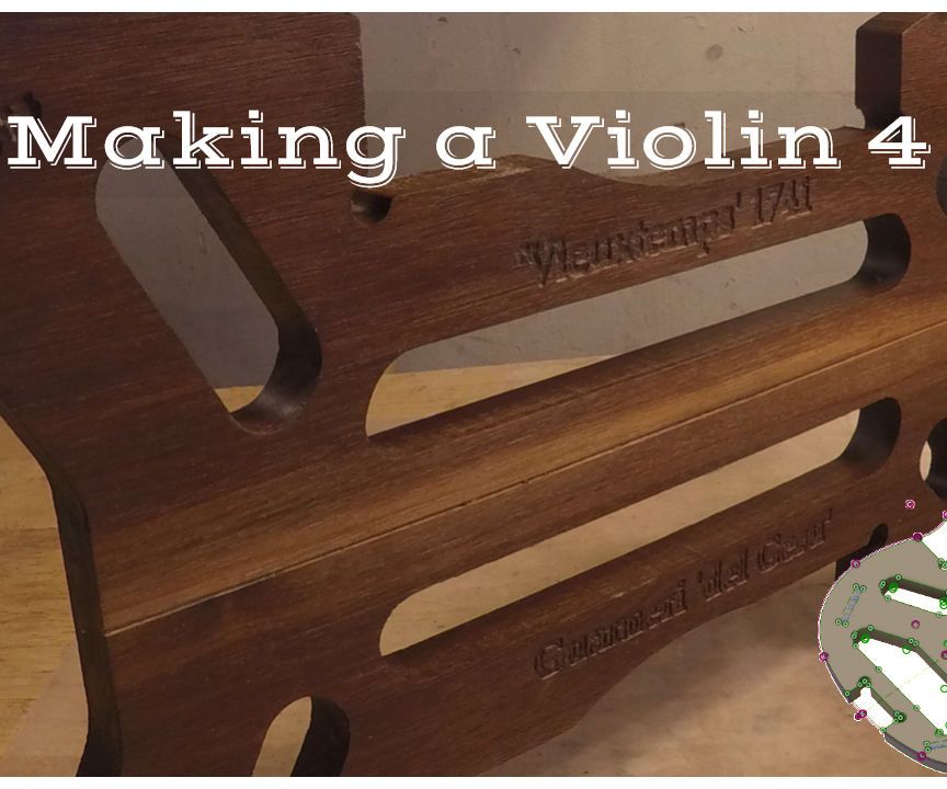 Making a Violin Mold for the Guaneri 'del Gesu' Vieuxtemps Violin 1741