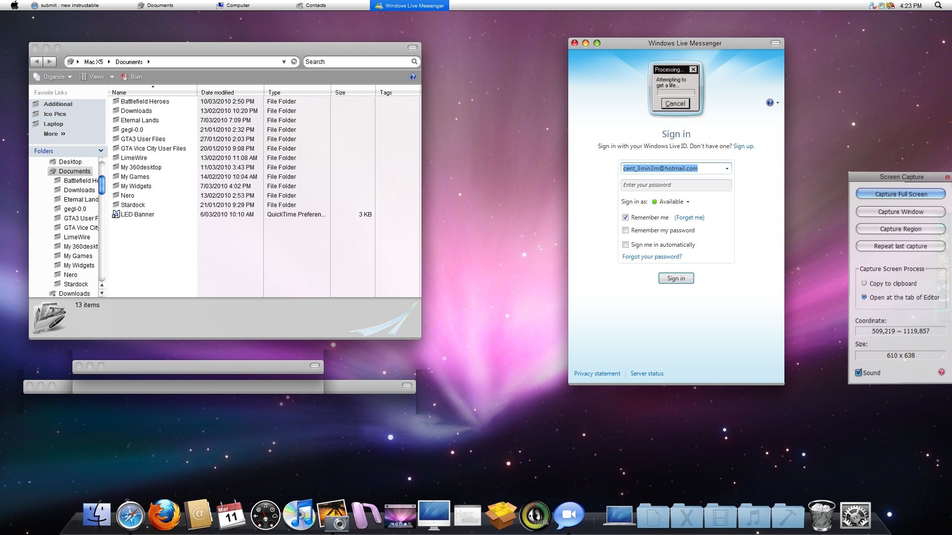 Make Vista Menu's , Startbar and More Look Like Mac OS X Leopard
