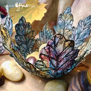 DIY Fibre Leaf Bowls