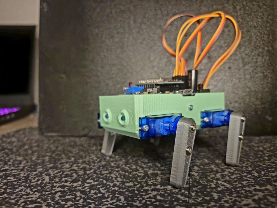 Robot In Rables How to Make Quadruped Robot With Use Esp8266 and Sg90 Servo - Instructables