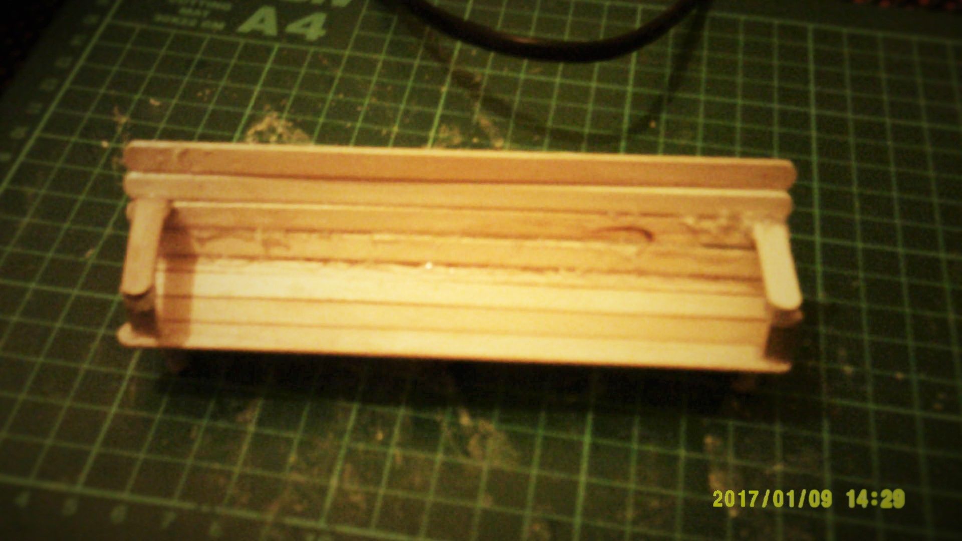 MINI BENCH Using Lolly Pop Sticks,", 5 Steps Instructables