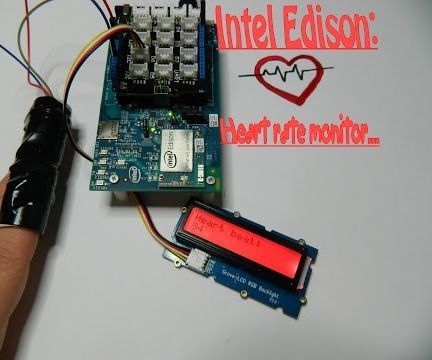 Intel Edison: Heart Rate Monitor
