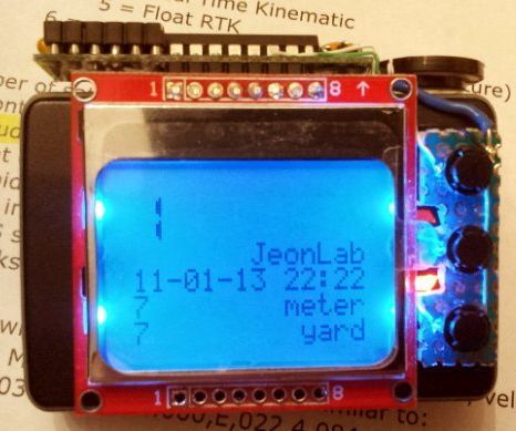 Distance measuring (and more) device using Arduino and GPS
