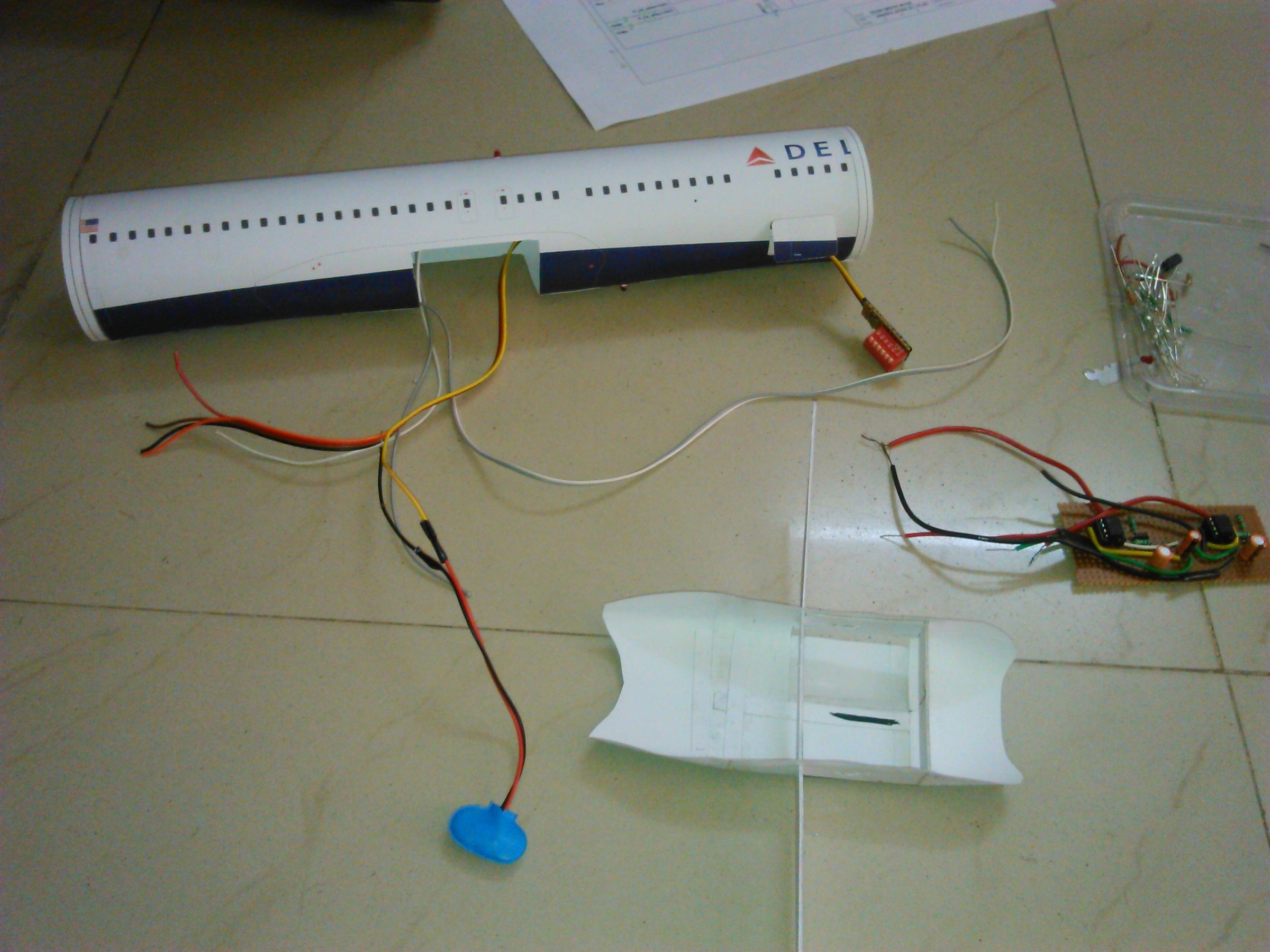 1 Model Aircraft Navigation Lights 7 Steps (with Pictures