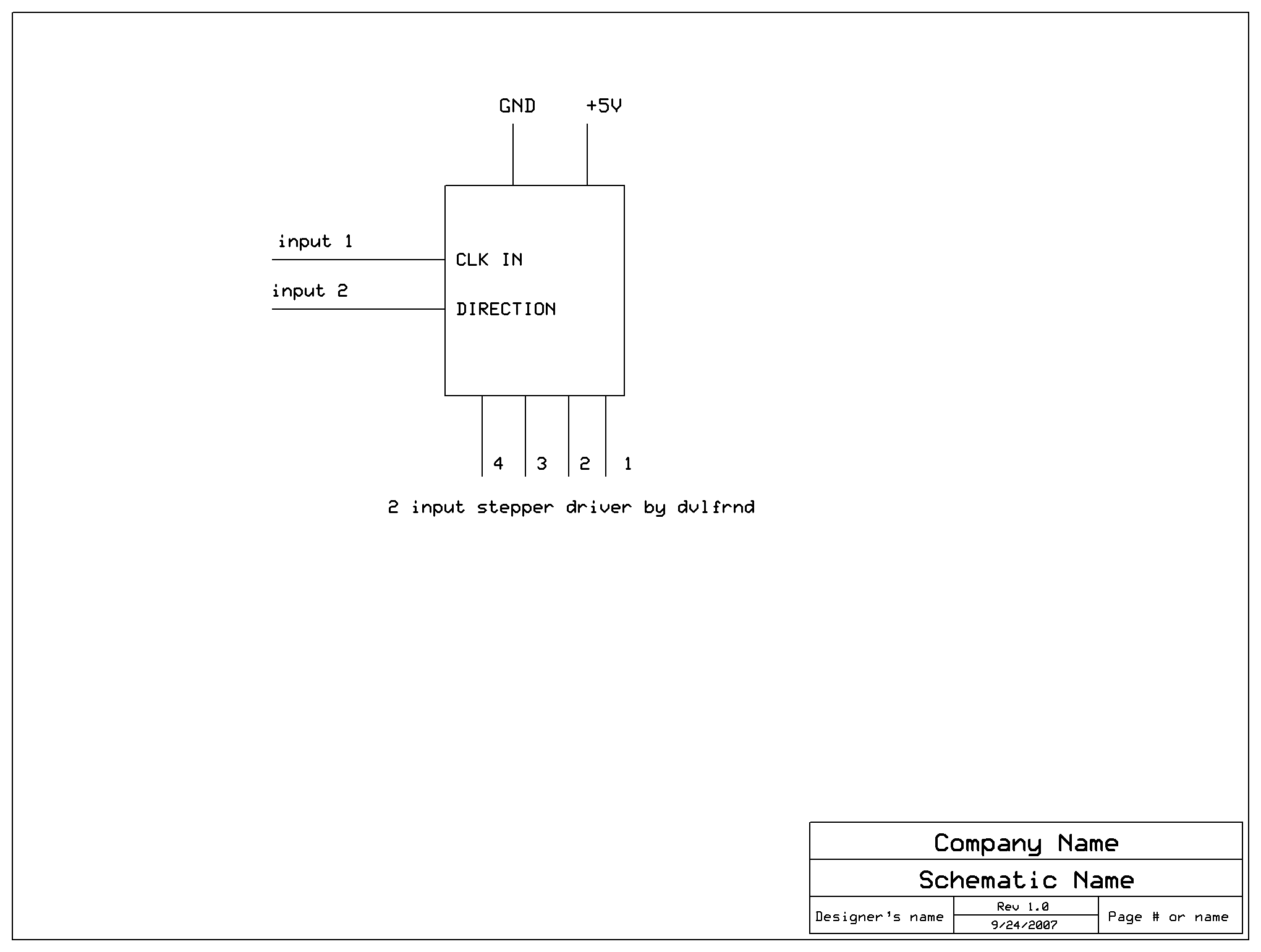 2 input stepper driver