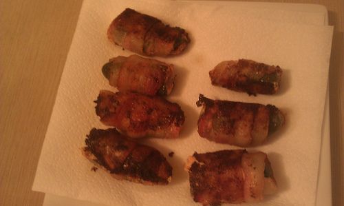 Bacon Wrapped Chipotle Stuffed Jalapenos