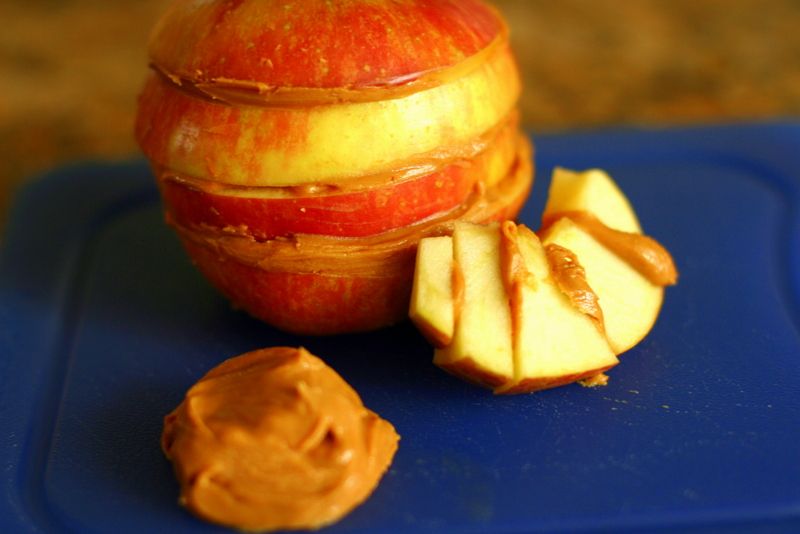 Peanut Butter-Apple Layers
