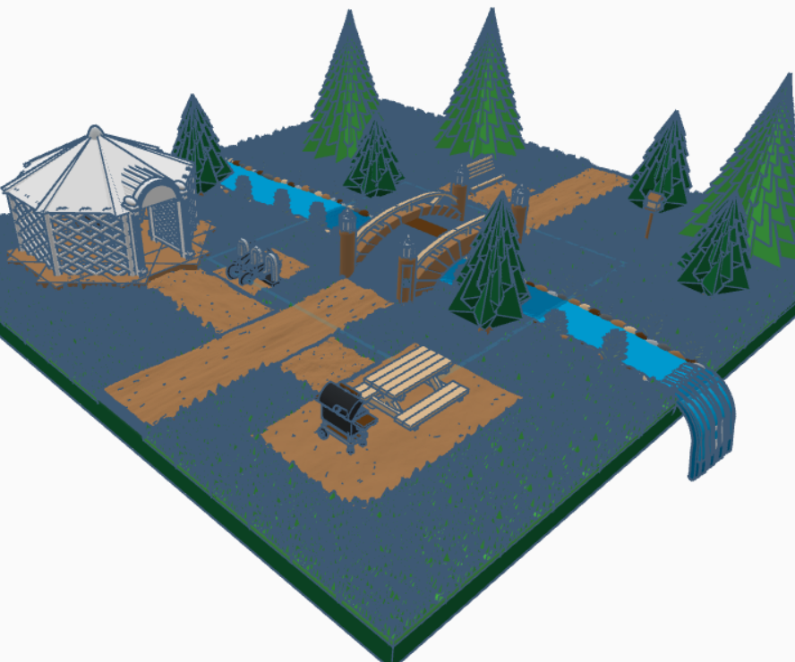 US-42 Creek Pedestrian Bridge