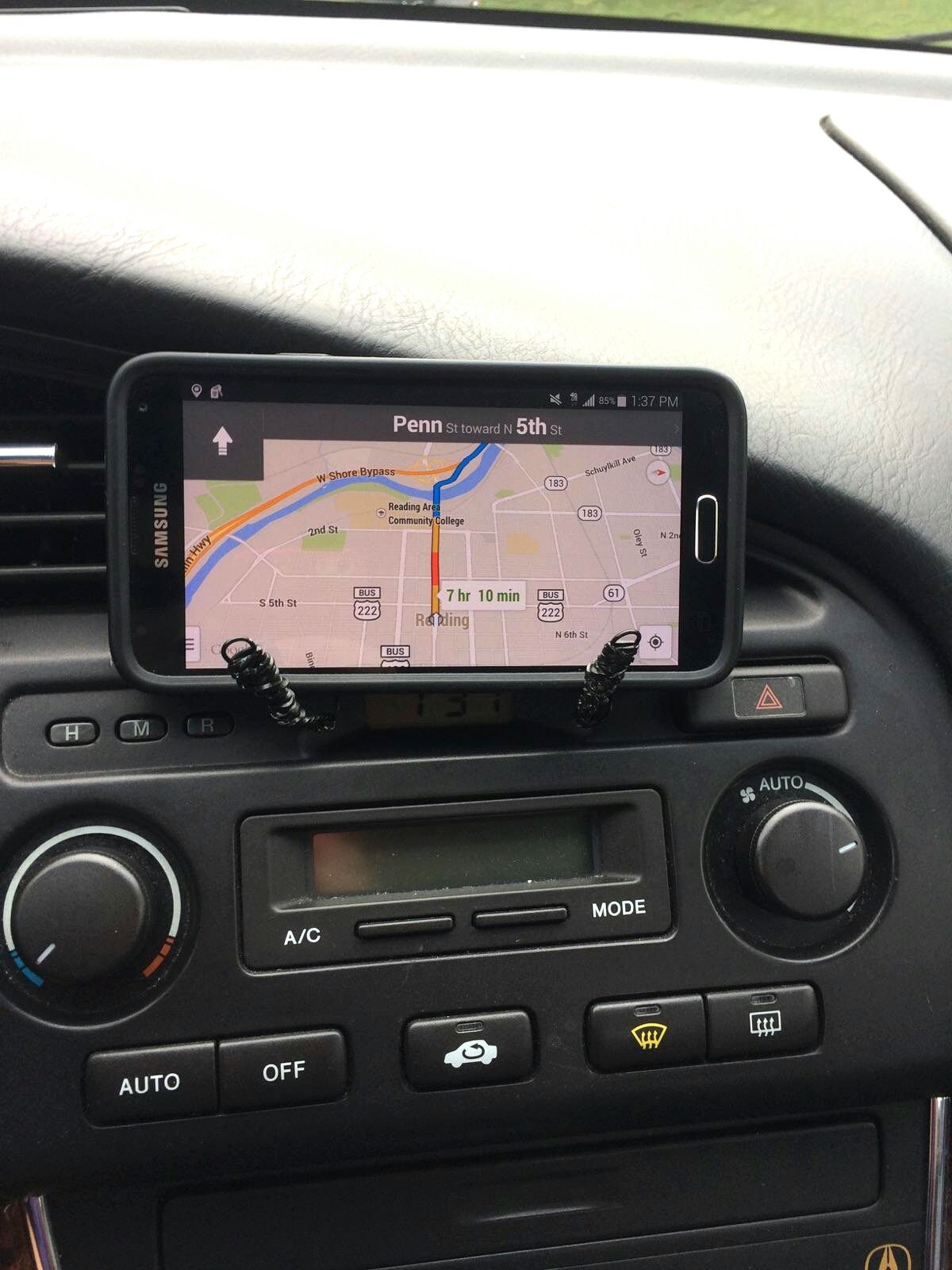 Basically Free Phone Mount for a Car