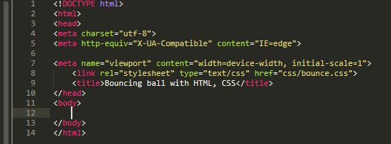 Bouncing Ball With Only HTML and CSS : 11 Steps - Instructables