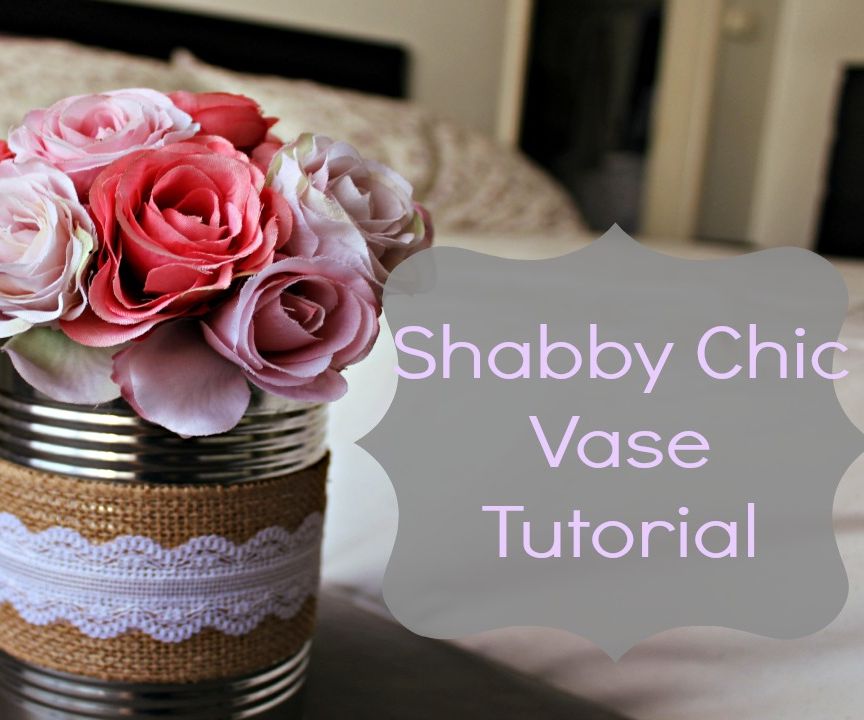 Shabby Chic Vase Tutorial