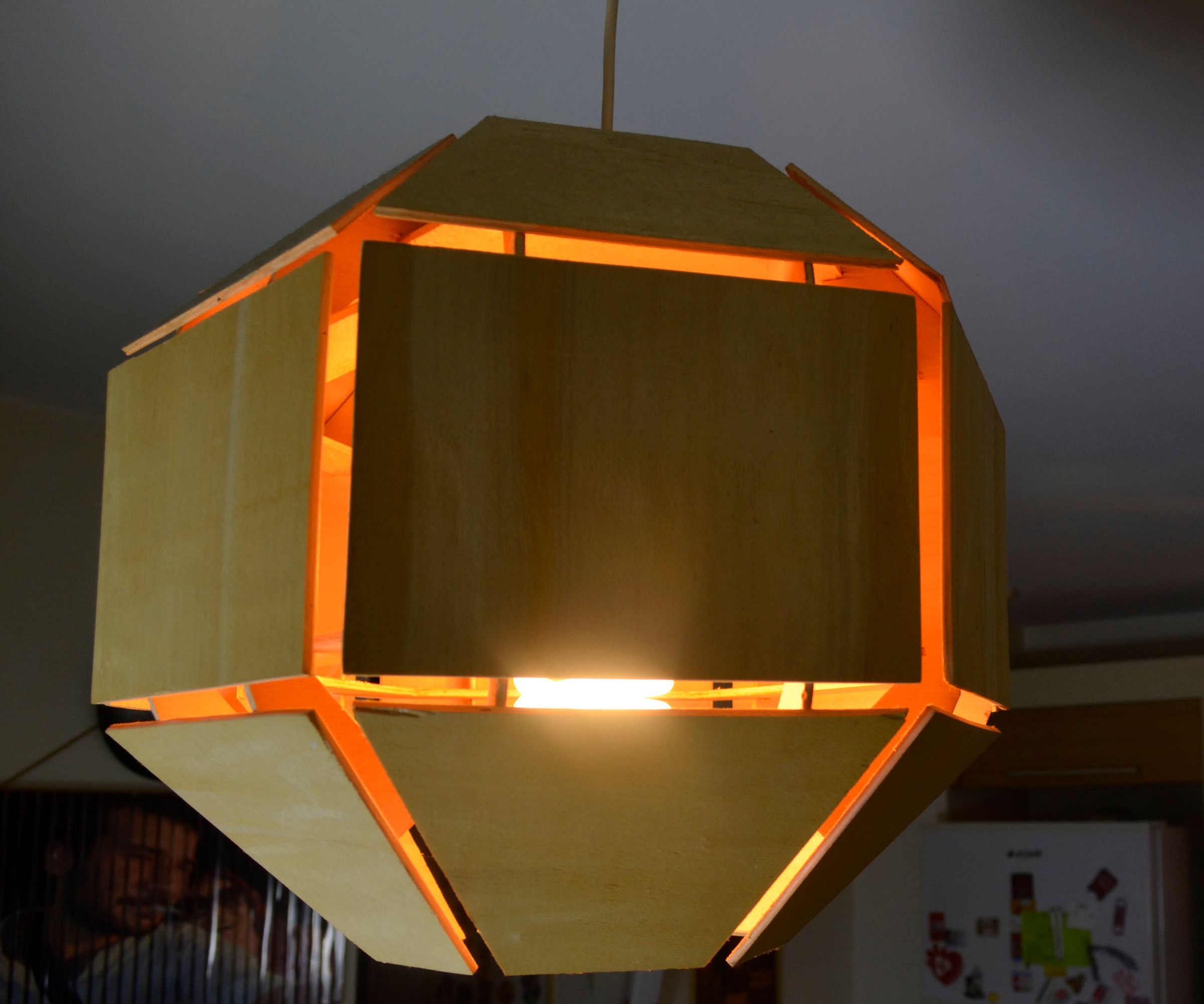 Wooden Ceiling Lamp