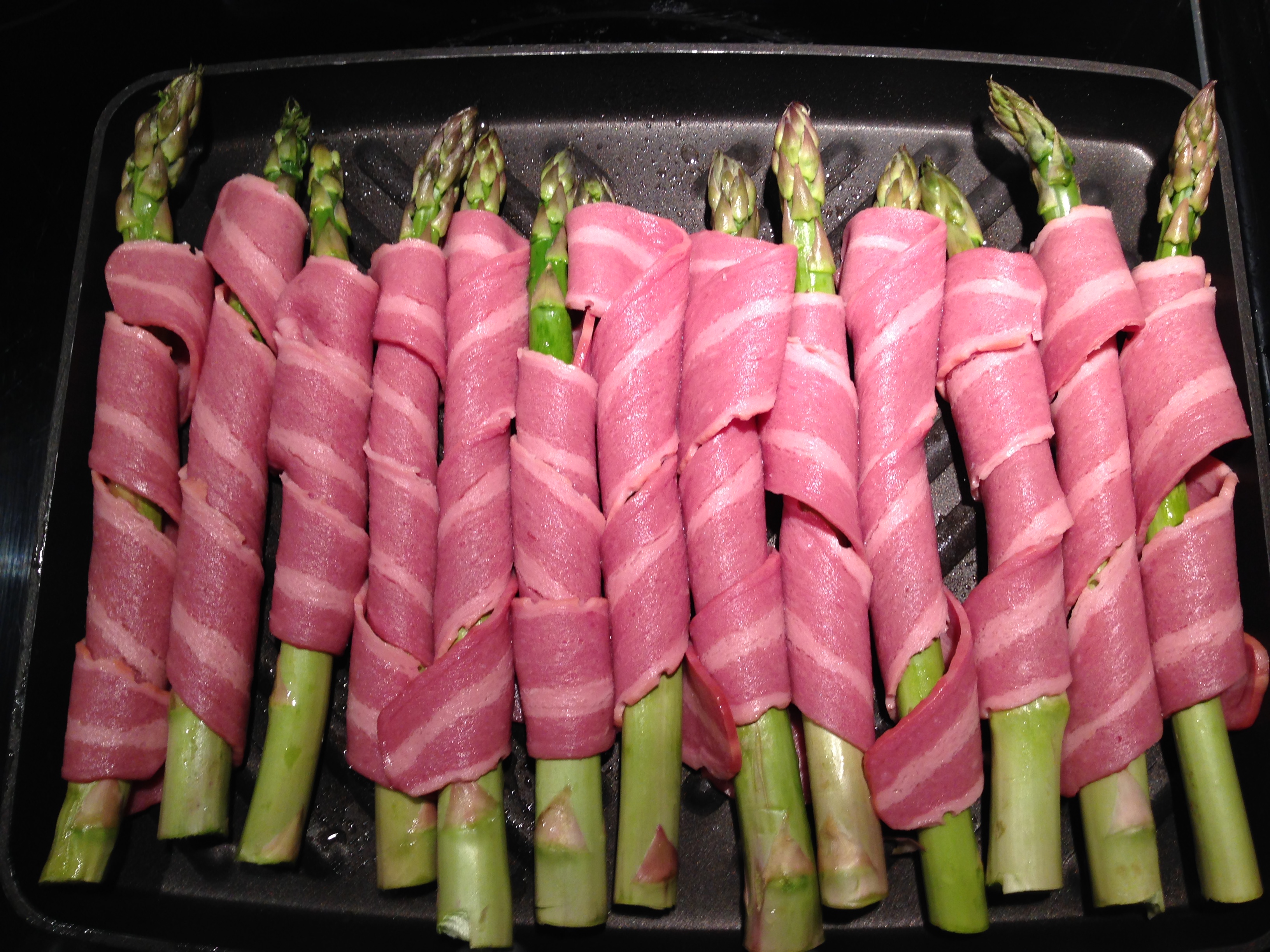 Bacon Wrapped Asparagus 3 Steps Instructables