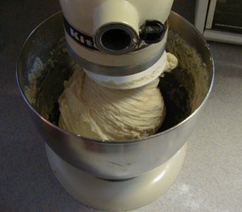 Pulse the Mixer to Punch Down the Dough, Form Into Loaves,let Rise Again