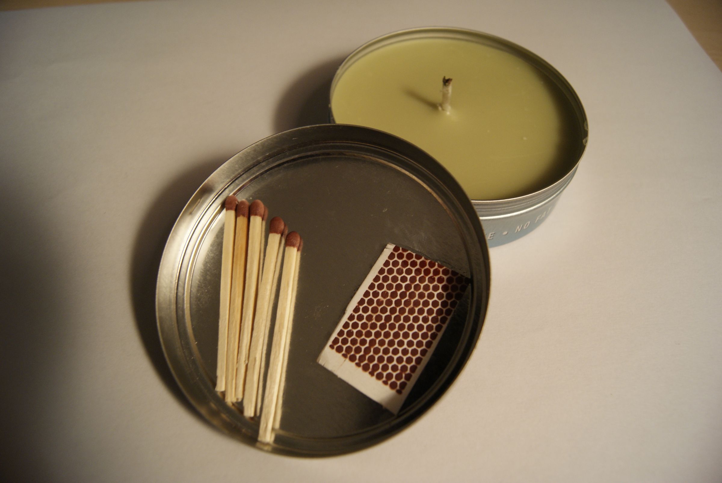 Simple *altoids* Tin Emergency Candle