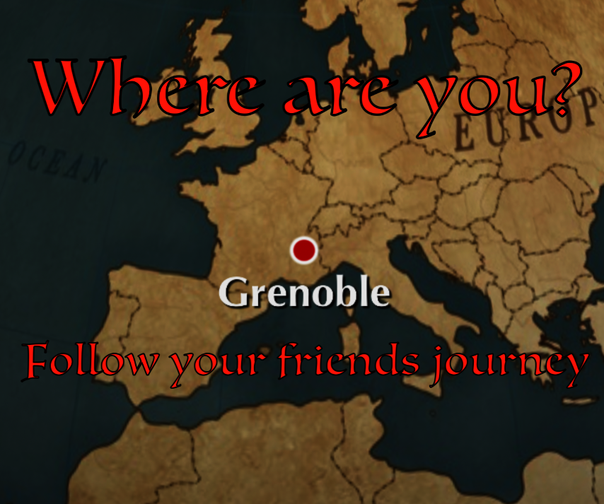 Where Are You? Follow Your Friends With a Design Map